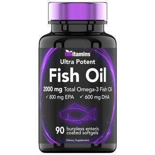 Foto 1 | Suplemento Vitamínico de Aceite de Pescado Omega 3 2000 mg - Venta Internacional