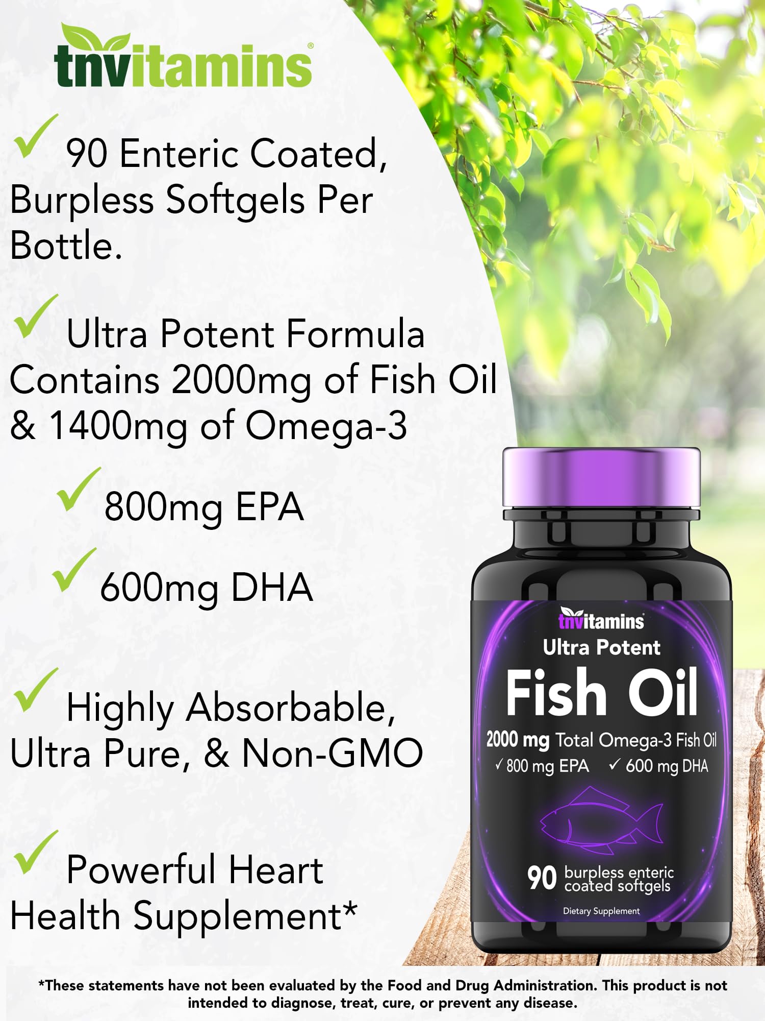 Foto 4 pulgar | Suplemento Vitamínico de Aceite de Pescado Omega 3 2000 mg - Venta Internacional