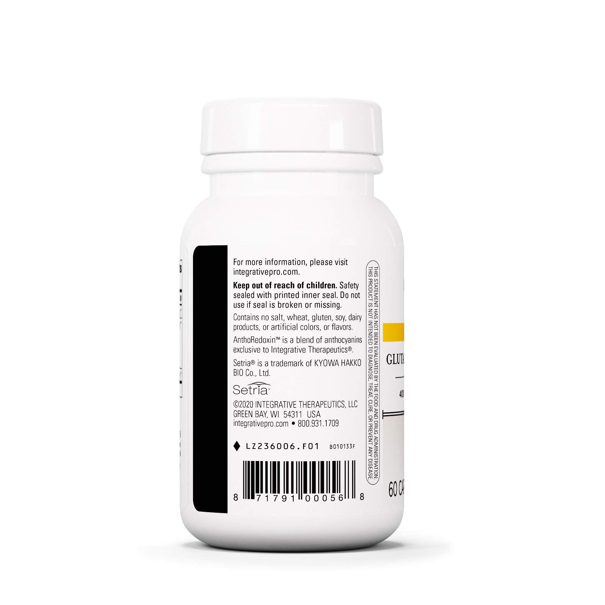 Foto 3 pulgar | Suplemento Integrative Therapeutics Glutathione Cell efense de 60 Cápsulas-Venta Internacional
