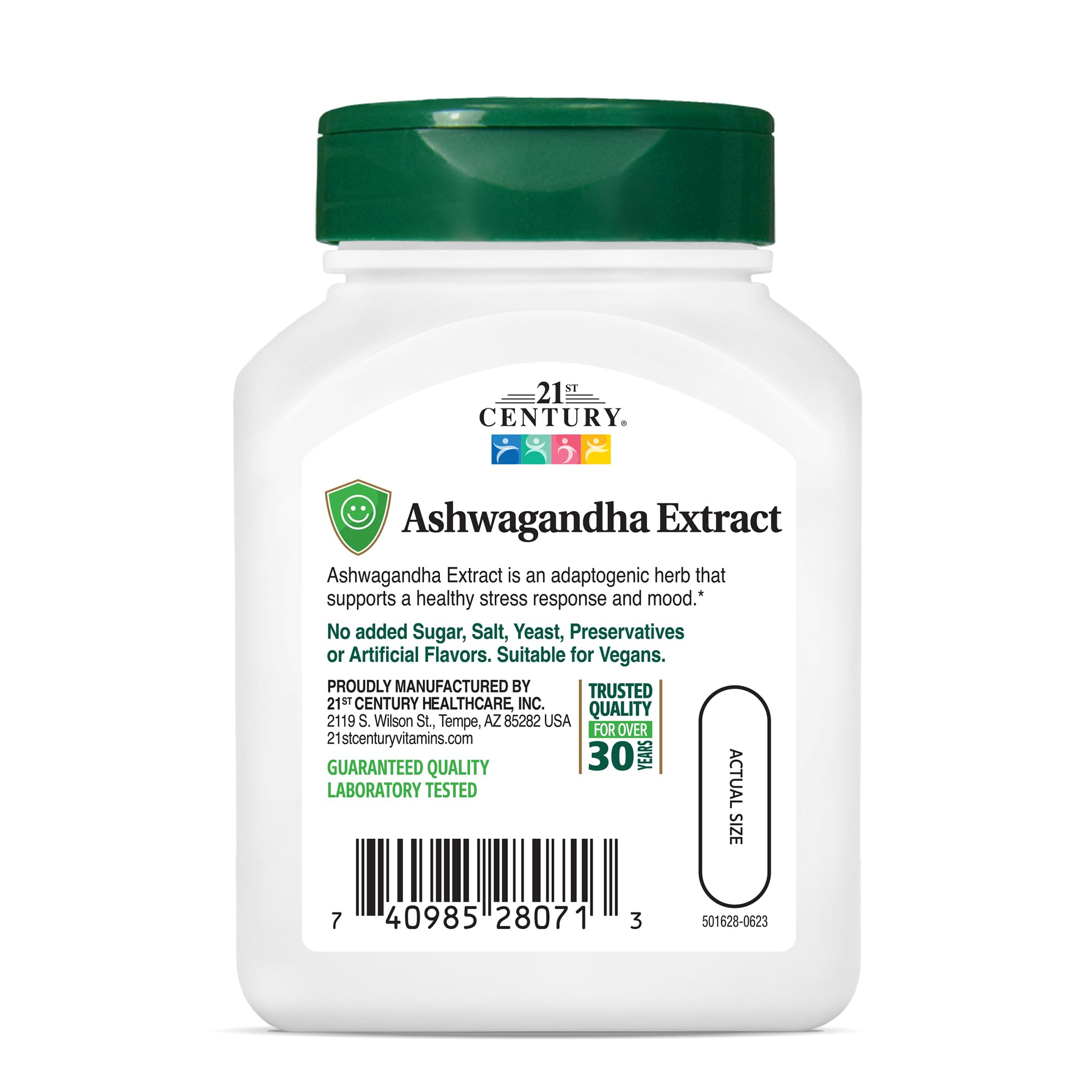 Foto 7 pulgar | Suplemento De Extracto De Ashwagandha De 21st Century Healthcare 500 Mg - Venta Internacional.