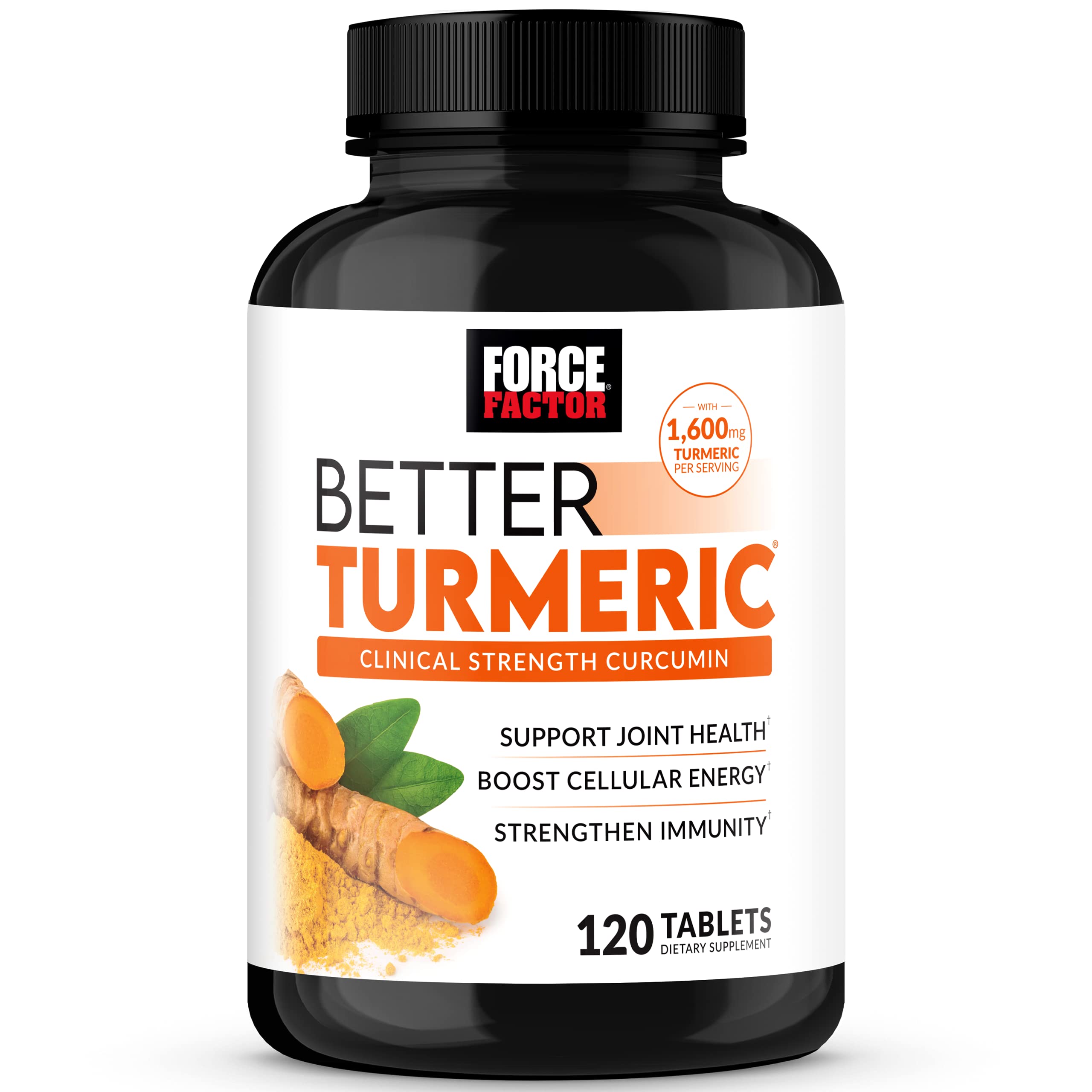 Foto 2 pulgar | Suplemento Force Factor Better Turmeric Joint Support 120 Comprimidos - Venta Internacional.