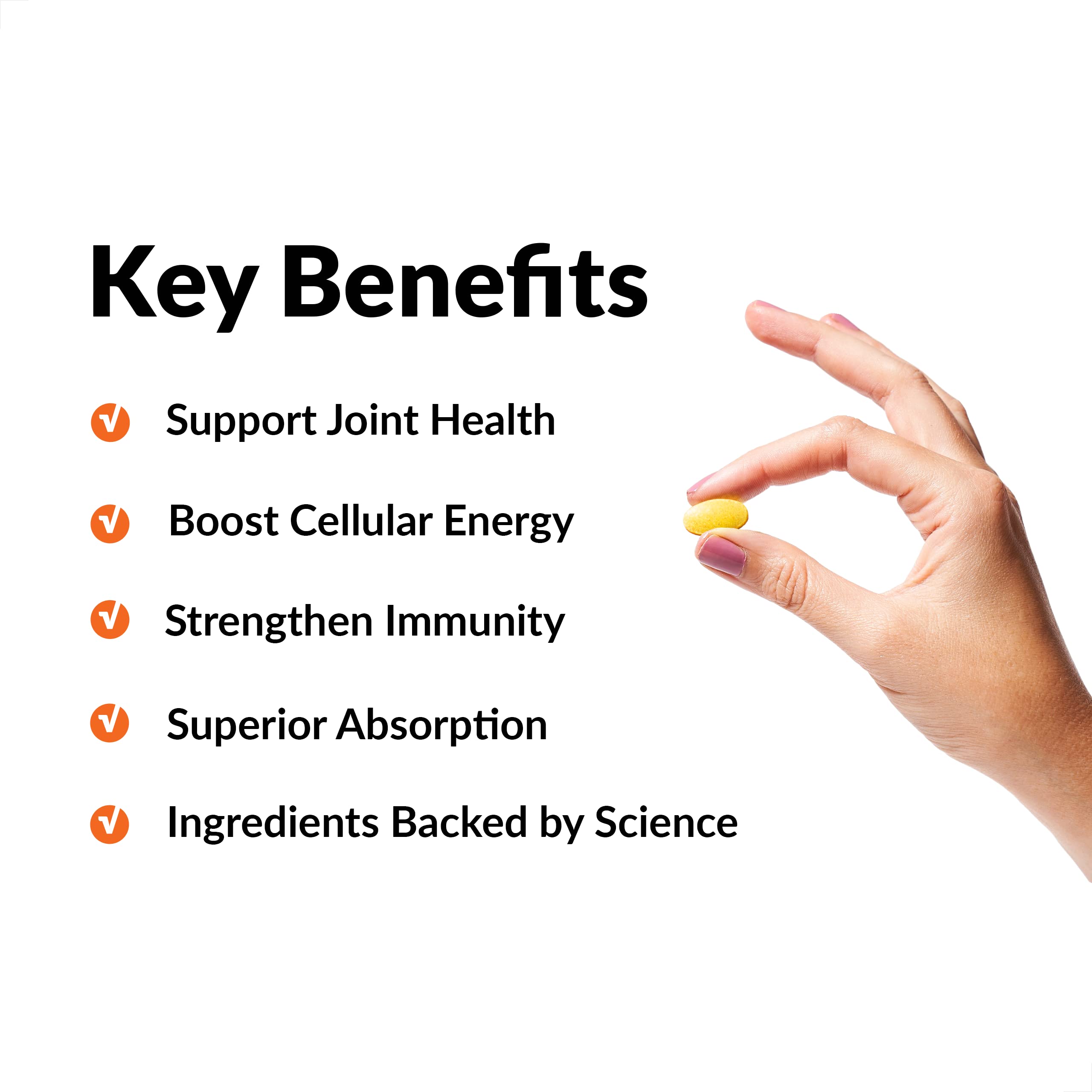 Foto 3 pulgar | Suplemento Force Factor Better Turmeric Joint Support 120 Comprimidos - Venta Internacional.