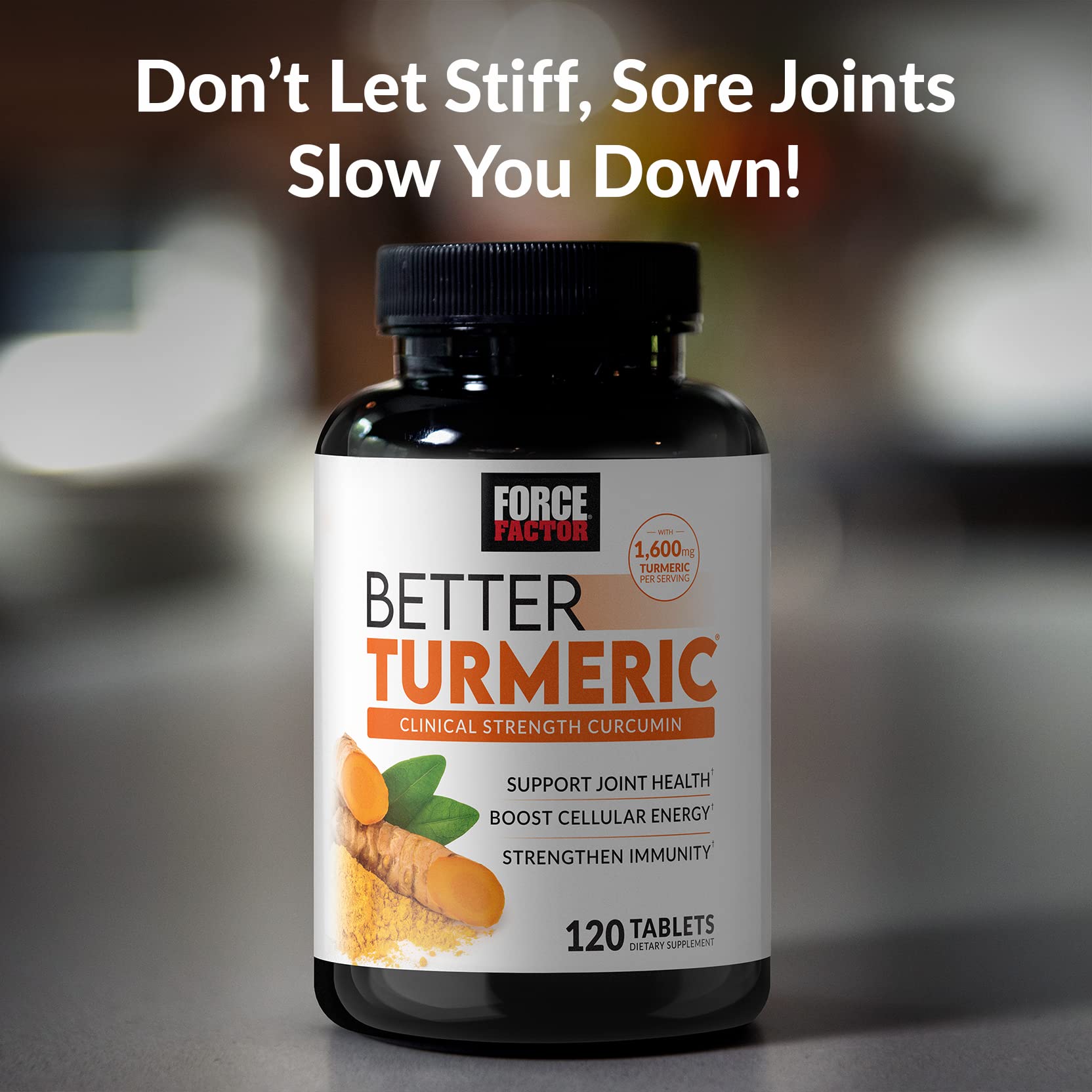 Foto 6 | Suplemento Force Factor Better Turmeric Joint Support 120 Comprimidos - Venta Internacional.
