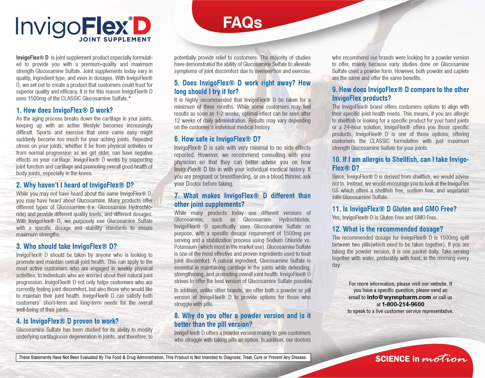 Foto 6 pulgar | Suplemento Articular Invigoflex D Con 1500 Mg De Sulfato De Glucosamina - Venta Internacional.