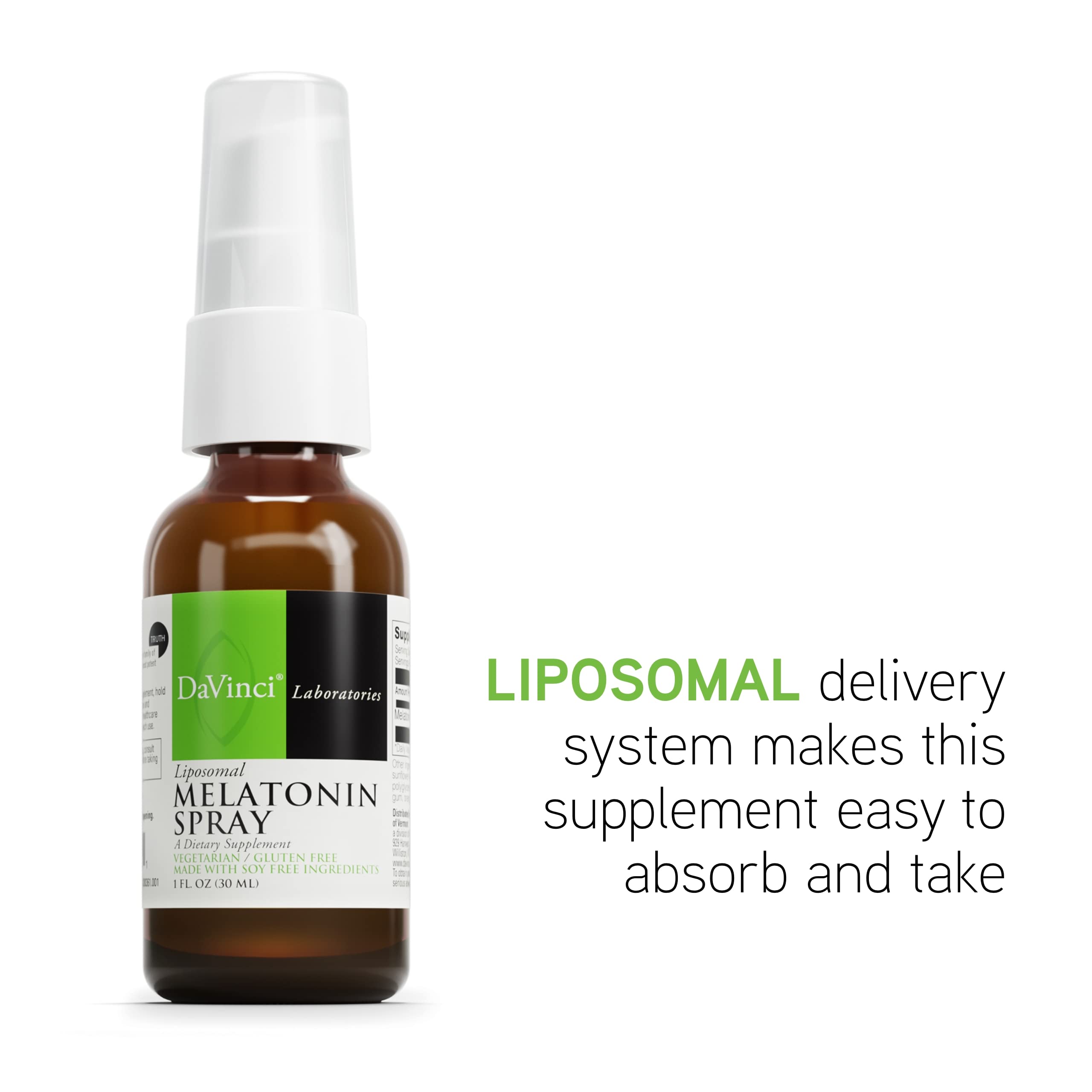 Foto 6 pulgar | Suplemento en Aerosol Melatonina Liposomal Davinci Labs 30 Ml 3 Mg - Venta Internacional