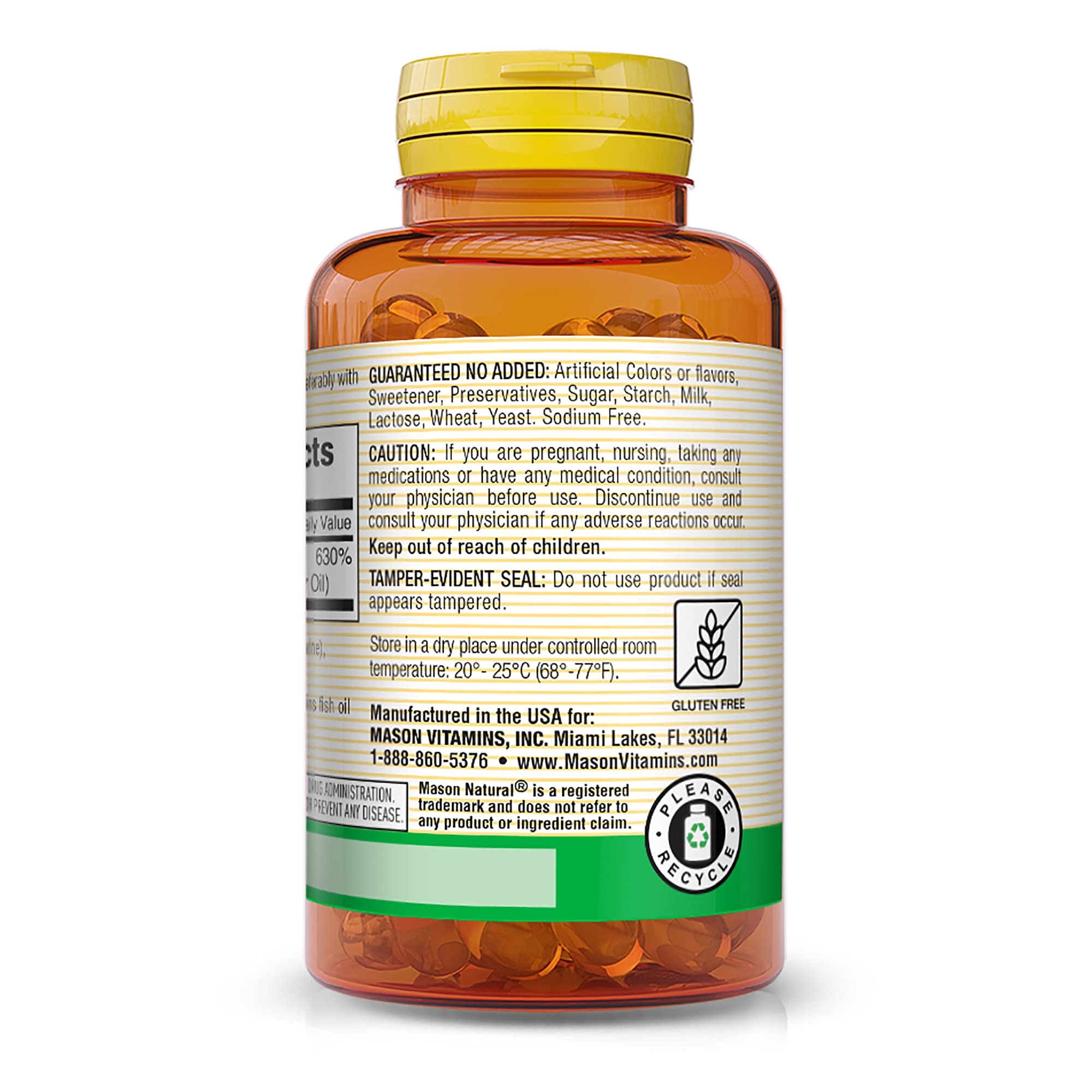 Foto 4 pulgar | Suplemento Mason Natural Vitamina D3 125 Mcg (5000 Ui) 50 Cápsulas Blandas - Venta Internacional.
