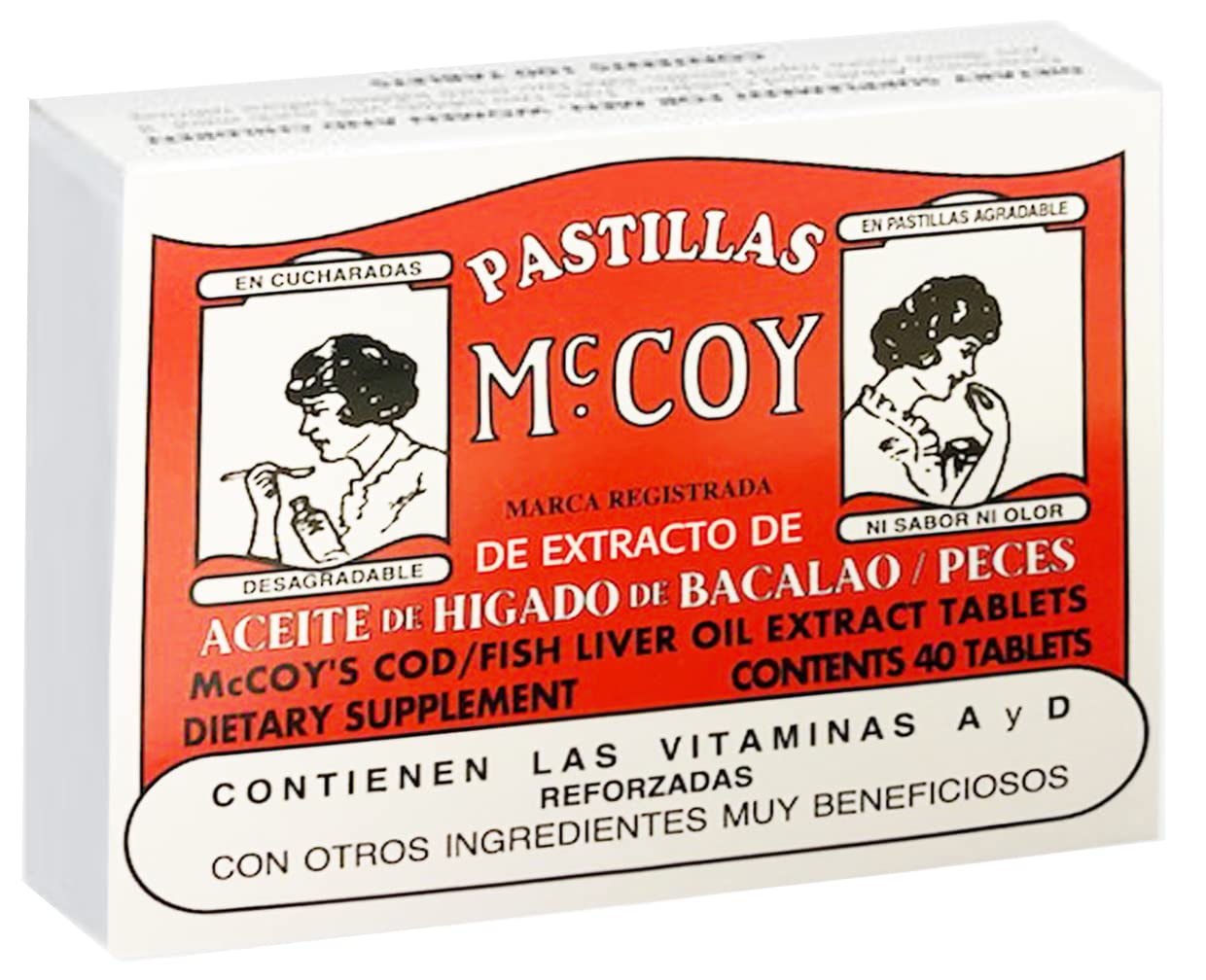 Foto 2 pulgar | Suplemento Tabletas Extracto Aceite de Hígado de Bacalao y Pescado Mccoy - Venta Internacional