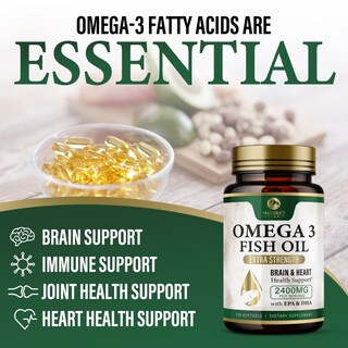 Foto 5 | Suplemento de Aceite de Pescado Nature's Peak 2400 mg Omega-3 120 Cápsulas Blandas - Venta Internacional