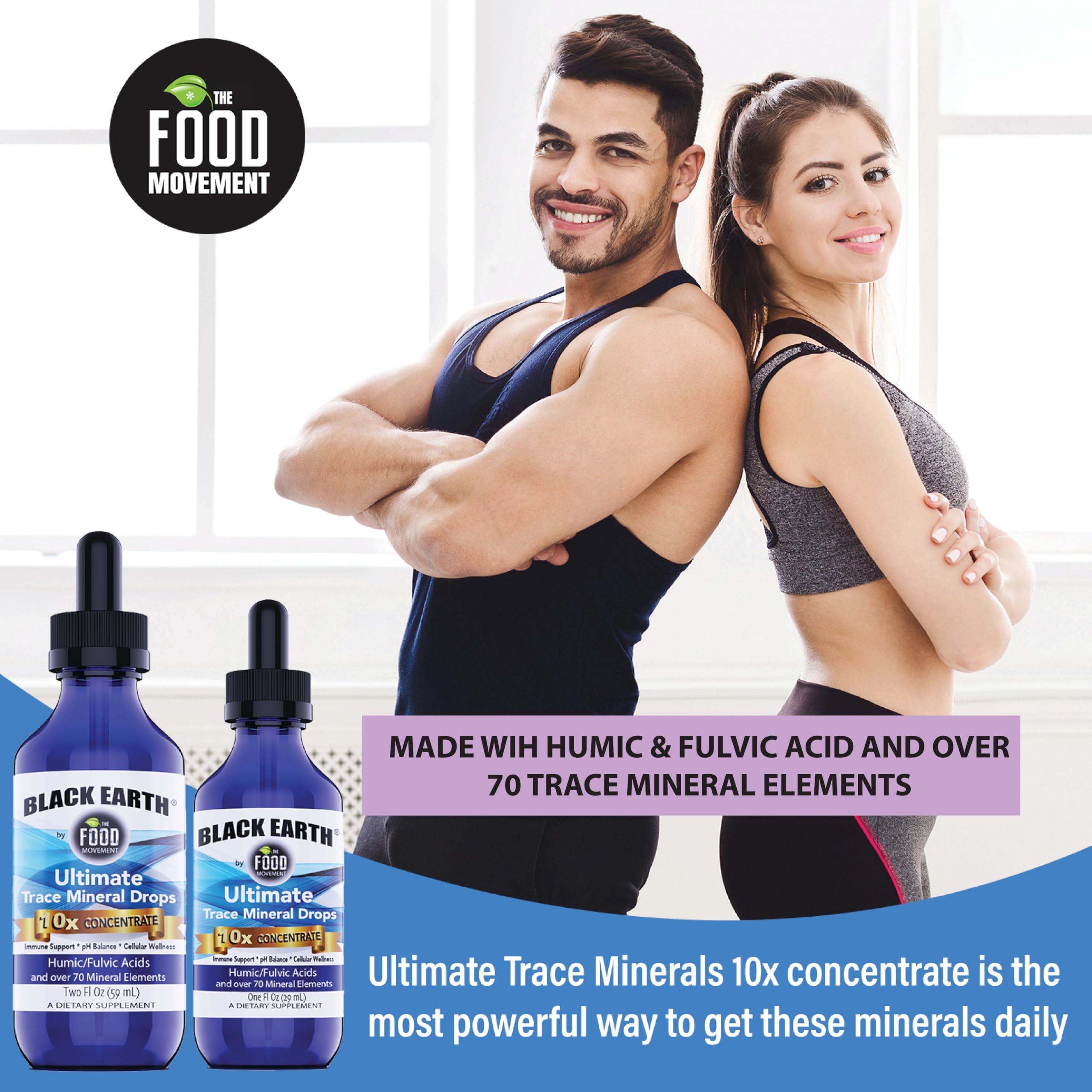 Foto 7 pulgar | Suplemento The Food Movement Co. Black Earth Ultimate 30 Ml - Venta Internacional.