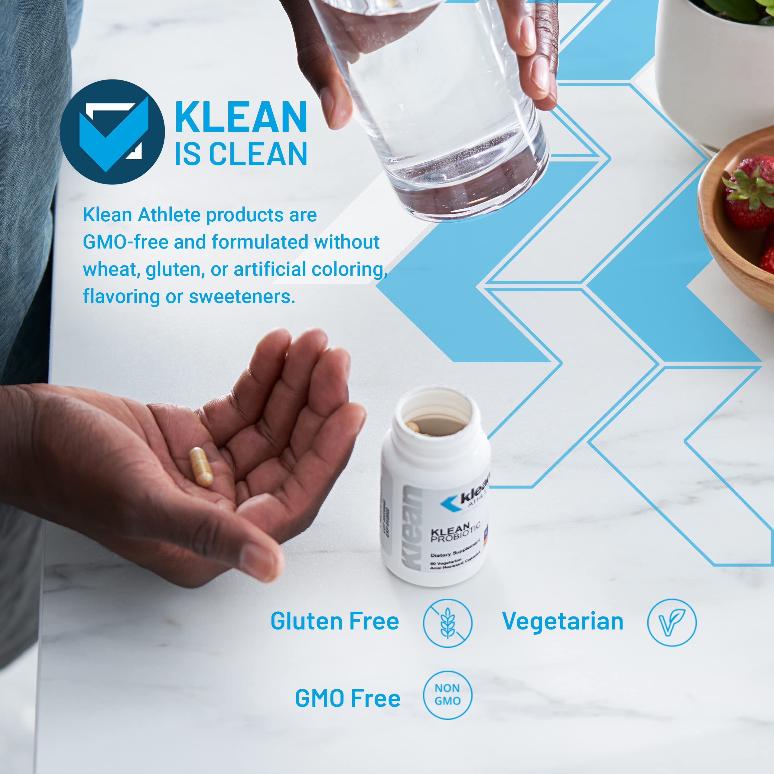 Foto 4 pulgar | Probiótico Klean Athlete Klean Probiotic 60 Cápsulas - Venta Internacional