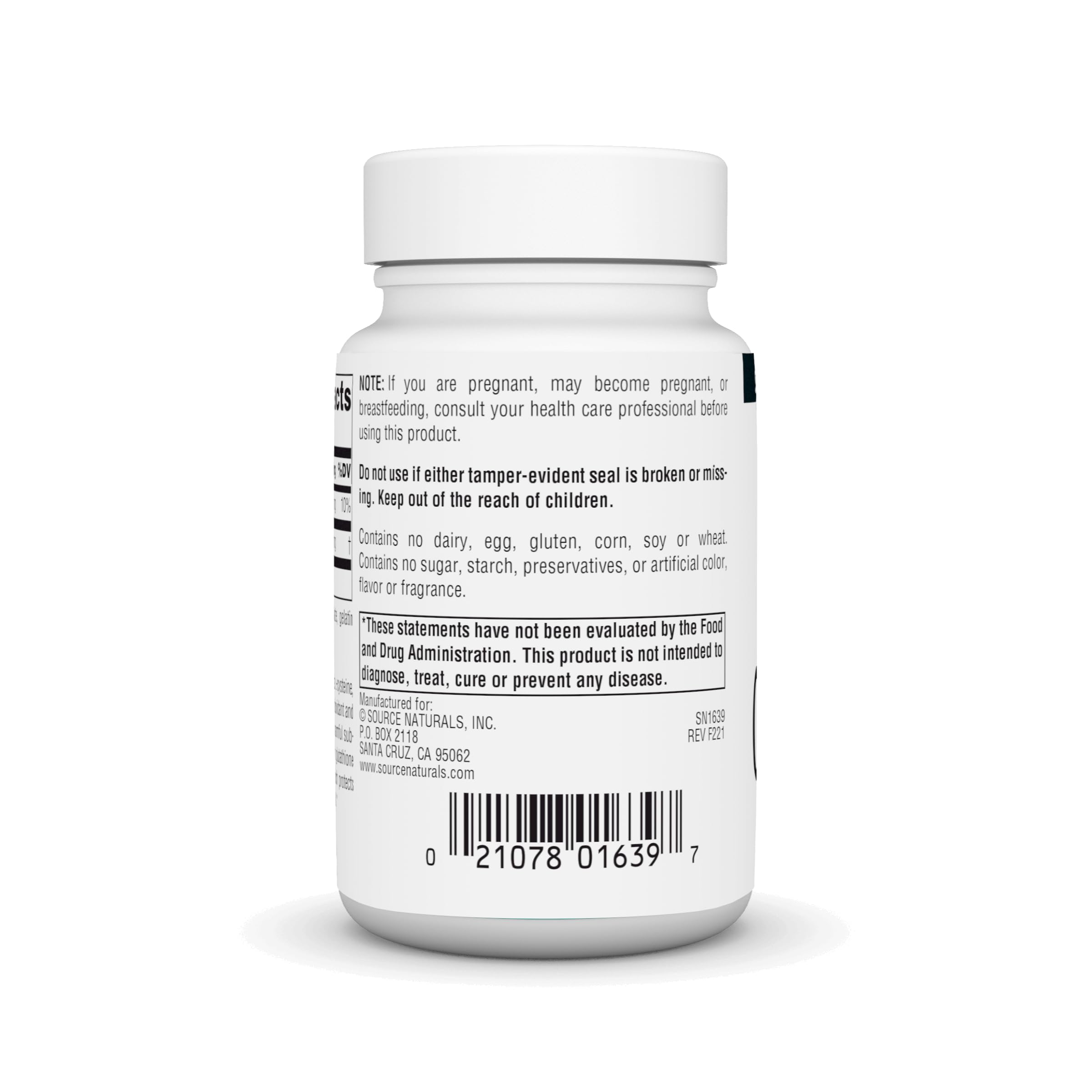 Foto 4 pulgar | Supplement Source Naturals Glutatión 250 Mg - 30 Cápsulas - Venta Internacional.