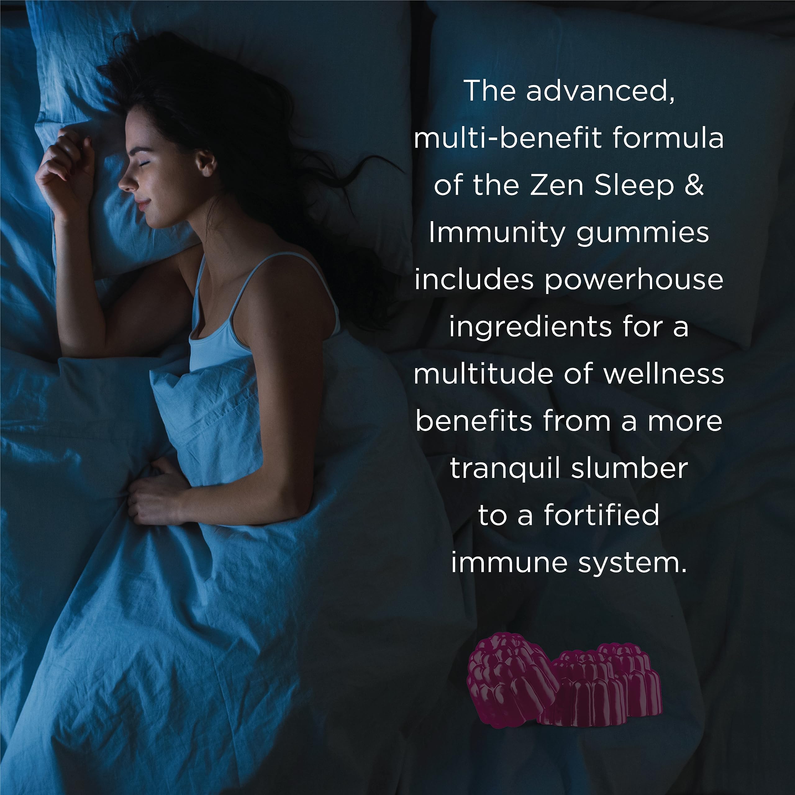 Foto 5 pulgar | Gomitas Hyland's Rest & Fortify Zen Sleep Aid + Immune 42 - Venta Internacional.