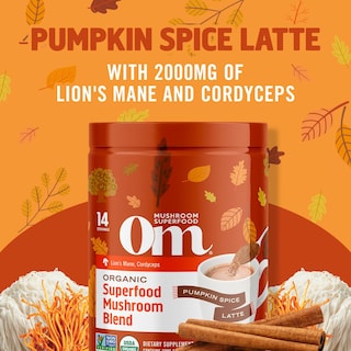 Foto 4 | Suplementos Om Mushroom Superfood Pumpkin Spice Latte 126g - Venta Internacional