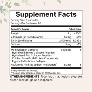 Foto 4 | Suplemento de Microingredientes Multicolágeno y Vitamina D3 - Venta Internacional
