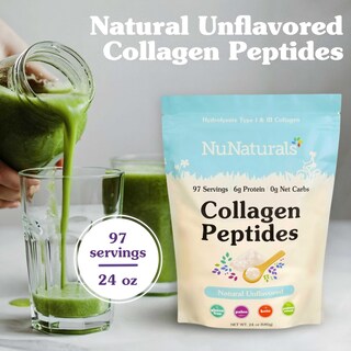 Foto 2 | Péptidos de Colágeno NuNaturals de 680 g-Venta Internacional
