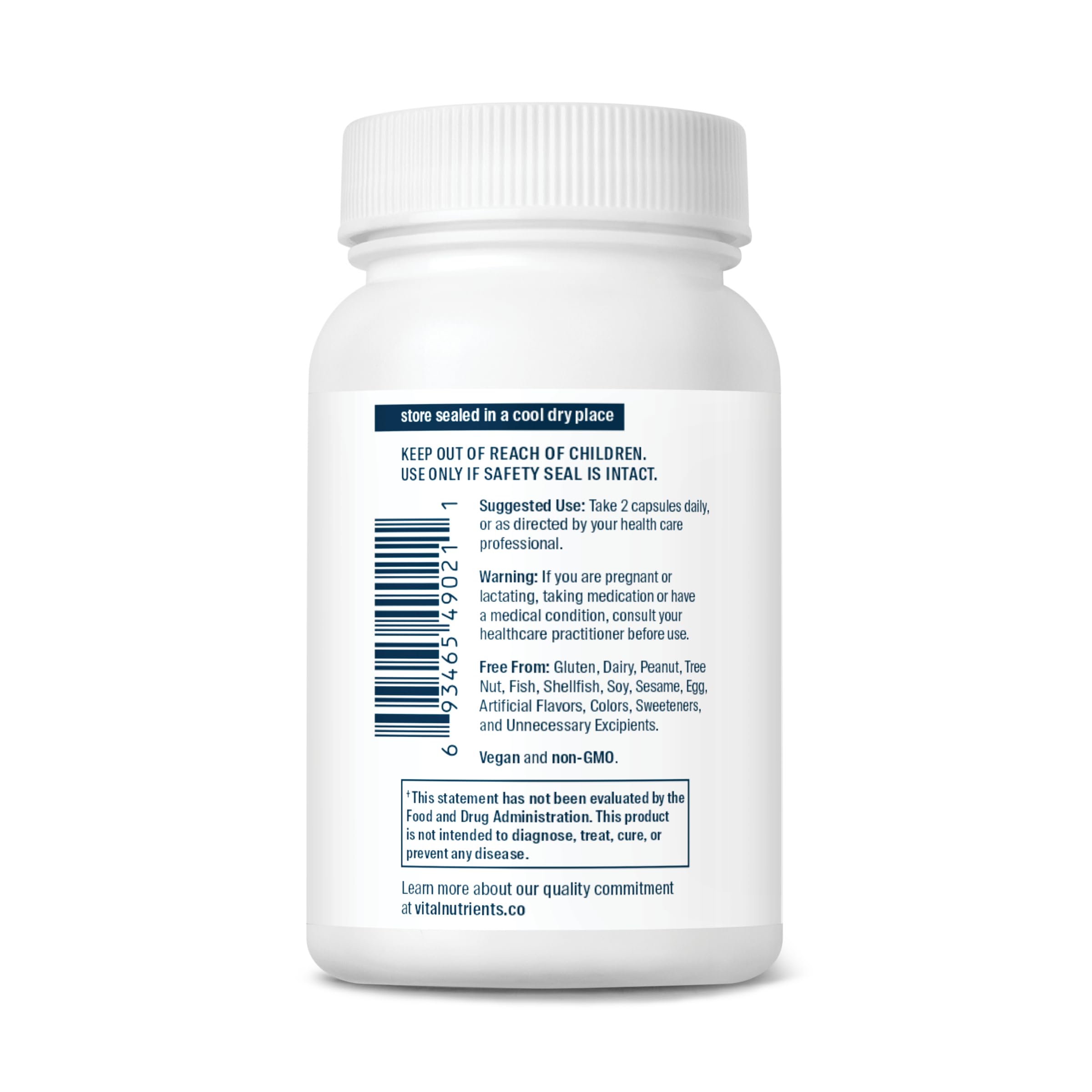 Foto 5 pulgar | Suplemento Vital Nutrients Cortisol Balance 30 Cápsulas - Venta Internacional