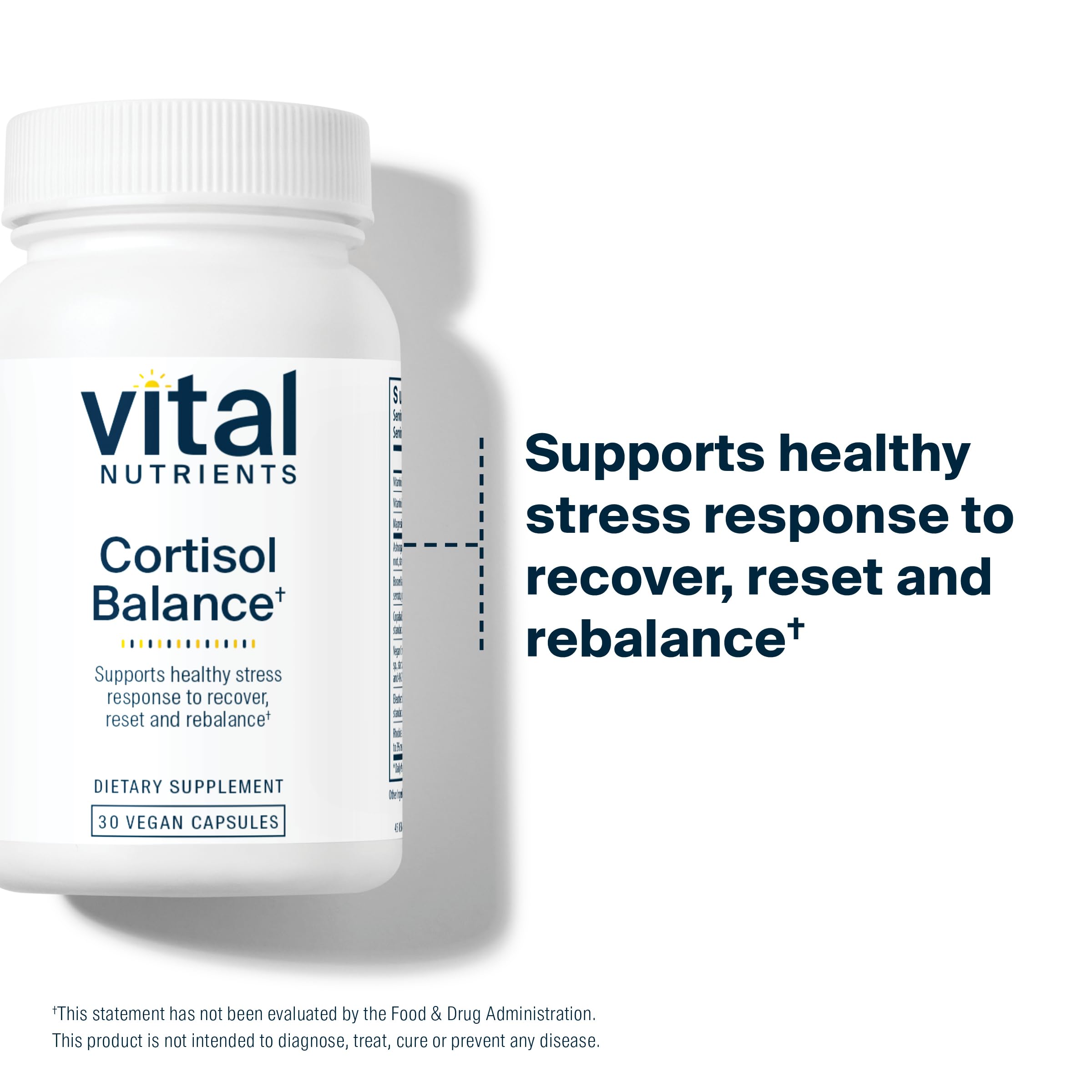Foto 7 | Suplemento Vital Nutrients Cortisol Balance 30 Cápsulas - Venta Internacional