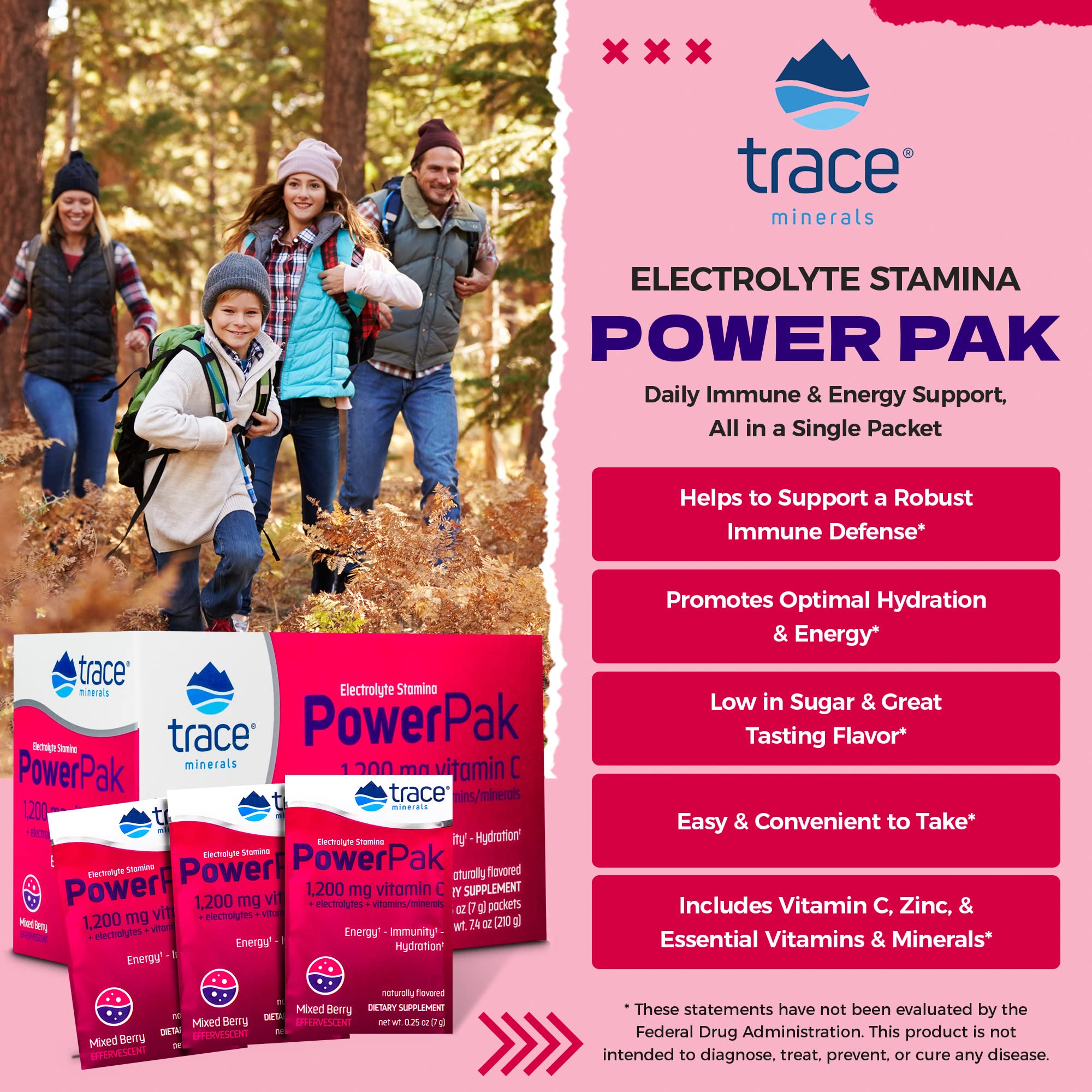 Foto 3 pulgar | Paquetes De Electrolitos En Polvo, Oligoelementos Power Pak, Paquete De 30 - Venta Internacional.