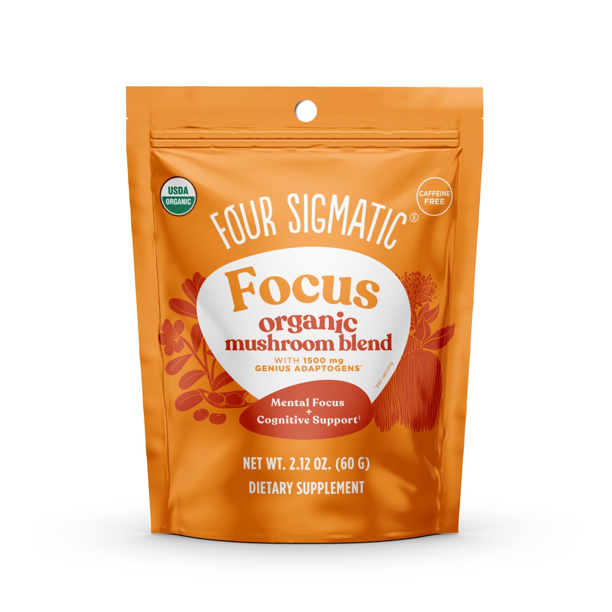Foto 2 pulgar | Suplemento Four Sigmatic Focus Blend Lion's Mane 30 Porciones - Venta Internacional.