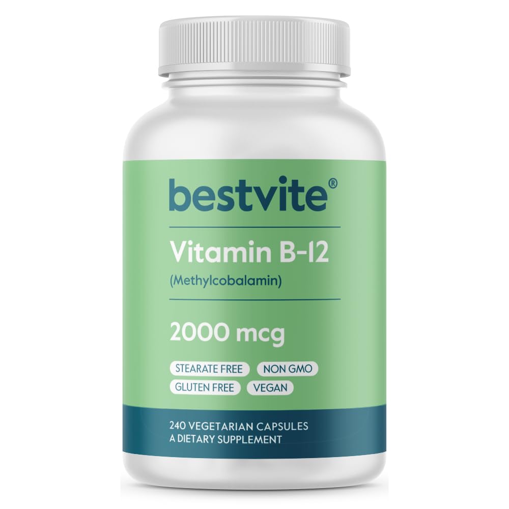 Foto 2 pulgar | Vitamina B12 Bestvite Metilcobalamina 2000 Mcg 240 Cápsulas - Venta Internacional.