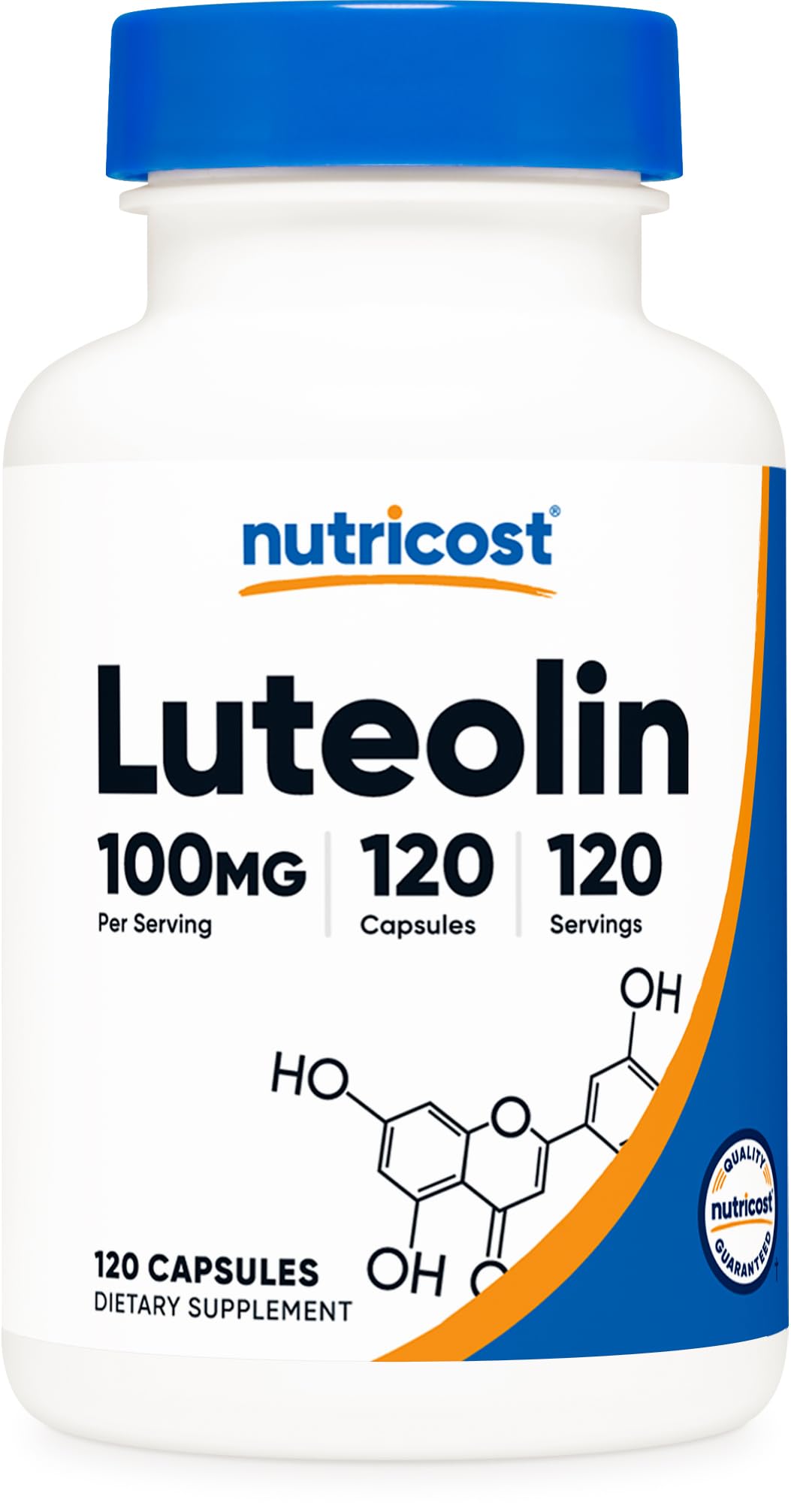 Foto 2 pulgar | Suplemento Nutricost Luteolina 100 Mg 120 Cápsulas - Venta Internacional.