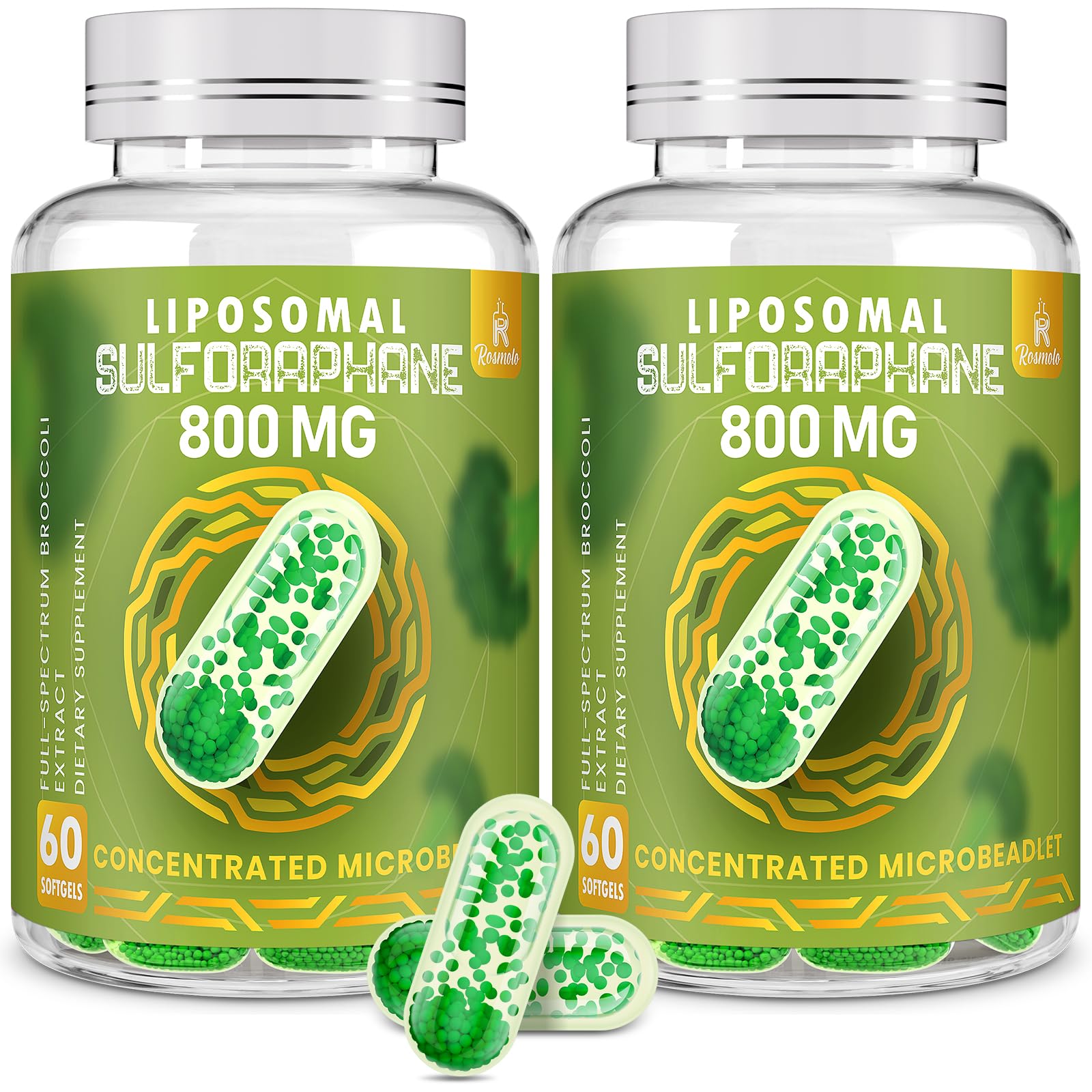 Foto 2 pulgar | Suplemento Rosmolo 800 Mg De Sulforafano Liposomal 120 Cápsulas Blandas - Venta Internacional