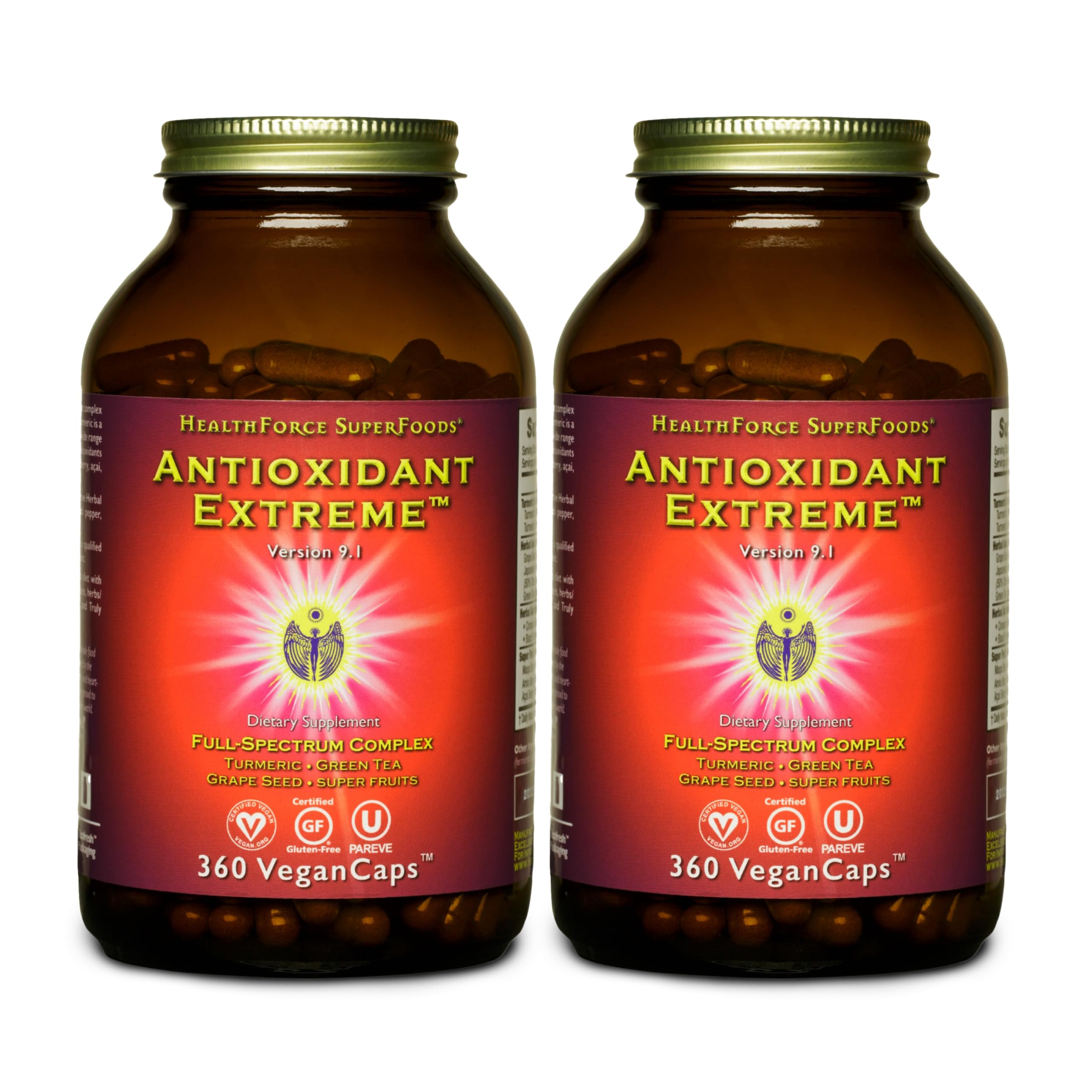 Suplemento Healthforce Superfoods Antioxidant Extreme 360 Cápsulas - Venta Internacional