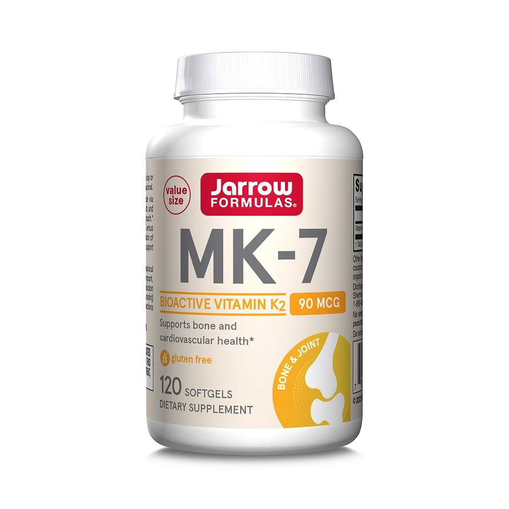 Suplemento Jarrow Formulas MK-7 90 mcg 90 Cápsulas Blandas - Venta Internacional