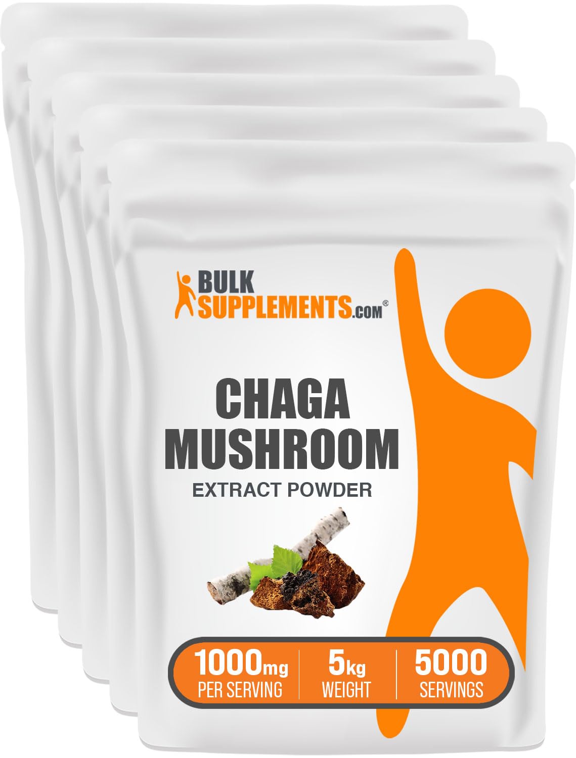 Foto 2 pulgar | Suplementos A Granel De Extracto De Hongos De Chaga En Polvo, 5 Kg - Venta Internacional.