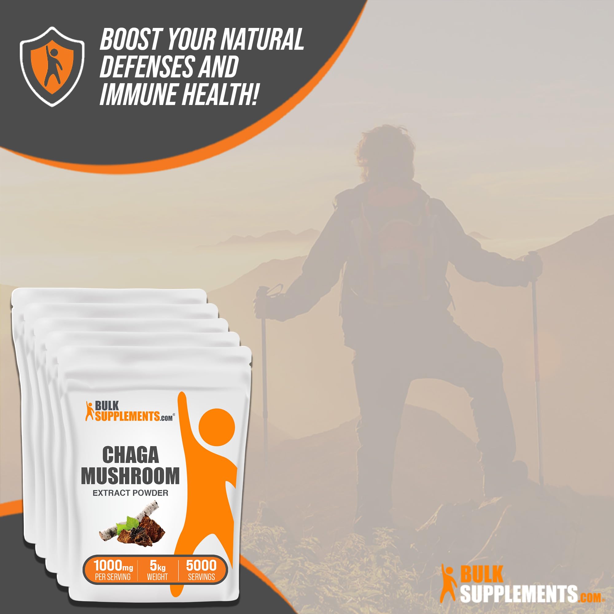 Foto 6 pulgar | Suplementos A Granel De Extracto De Hongos De Chaga En Polvo, 5 Kg - Venta Internacional.