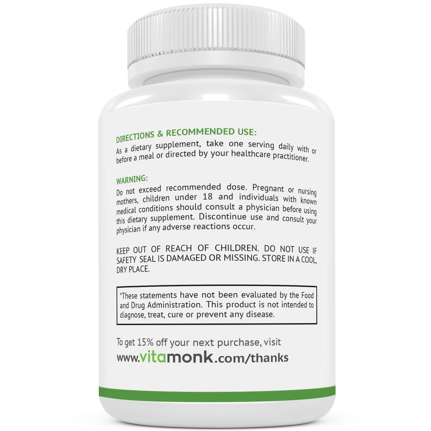 Foto 8 pulgar | Suplemento Vitamonk Con Probióticos Bajos En Histamina 60 Cápsulas - Venta Internacional