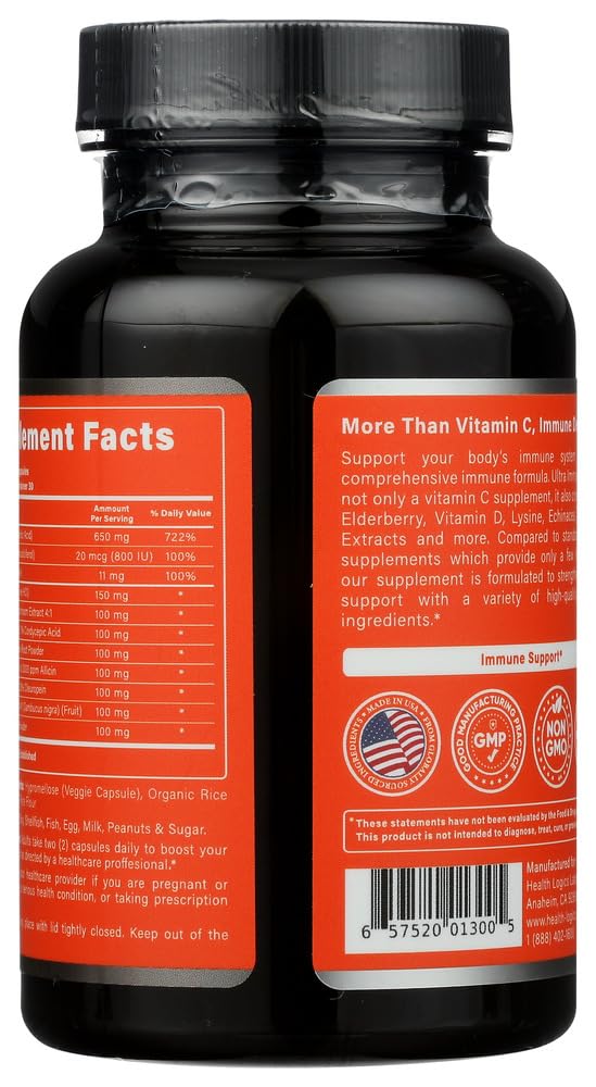 Foto 4 pulgar | Suplemento Health Logics Fortify! 60 Cápsulas Vegetarianas - Venta Internacional