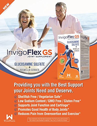 Foto 3 pulgar | Suplemento Articular Invigoflex Gs Sulfato De Glucosamina - Venta Internacional