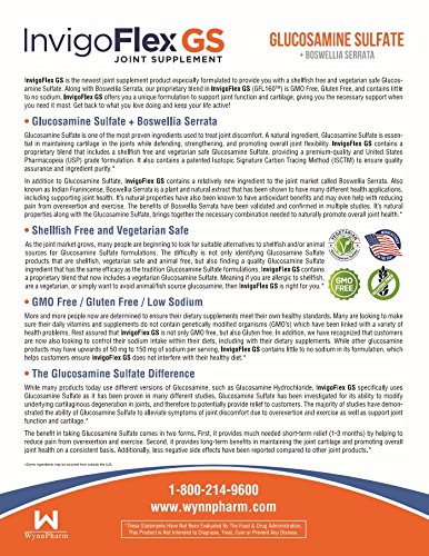 Foto 3 | Suplemento Articular Invigoflex Gs Sulfato De Glucosamina - Venta Internacional