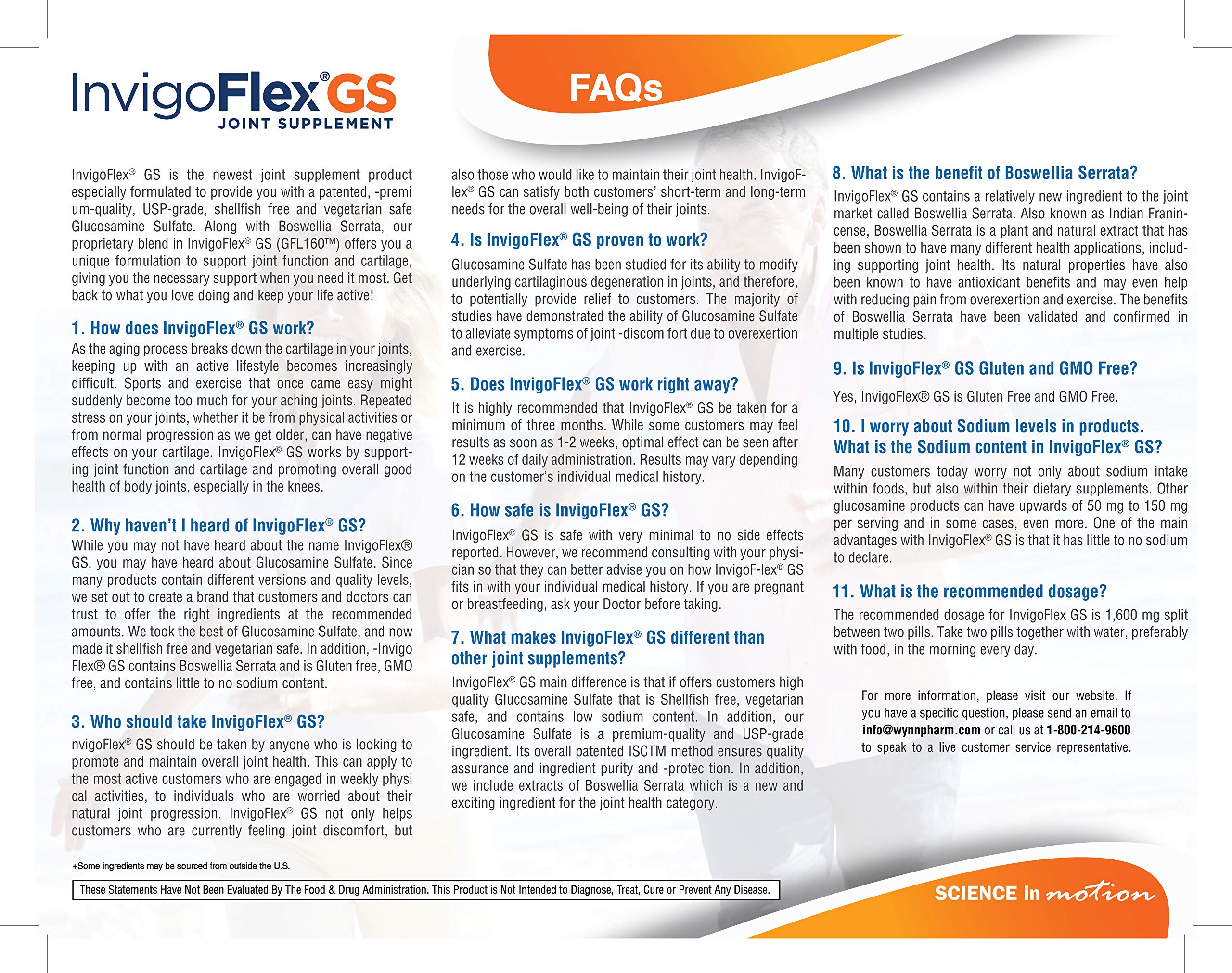 Foto 7 pulgar | Suplemento Articular Invigoflex Gs Sulfato De Glucosamina - Venta Internacional