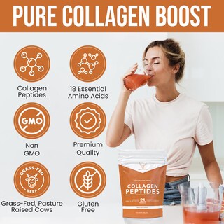 Foto 3 | Péptidos de Colágeno en Polvo OX Large Hidrolizados 650 ml Sin Sabor - Venta Internacional