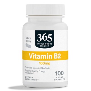 Foto 1 | Suplemento 365 De Whole Foods Market, Vitamina B2, 100 Mg, 100 Cápsulas - Venta Internacional.