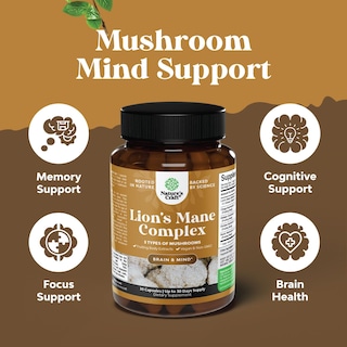 Foto 3 | Suplemento Natures Craft Advanced Lion's Mane con Reishi 30 Cápsulas - Venta Internacional