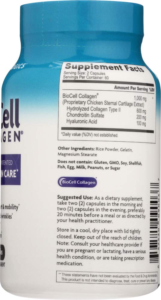 Foto 6 pulgar | Suplemento Health Logics Biocell Colágeno 120 Cápsulas - Venta Internacional