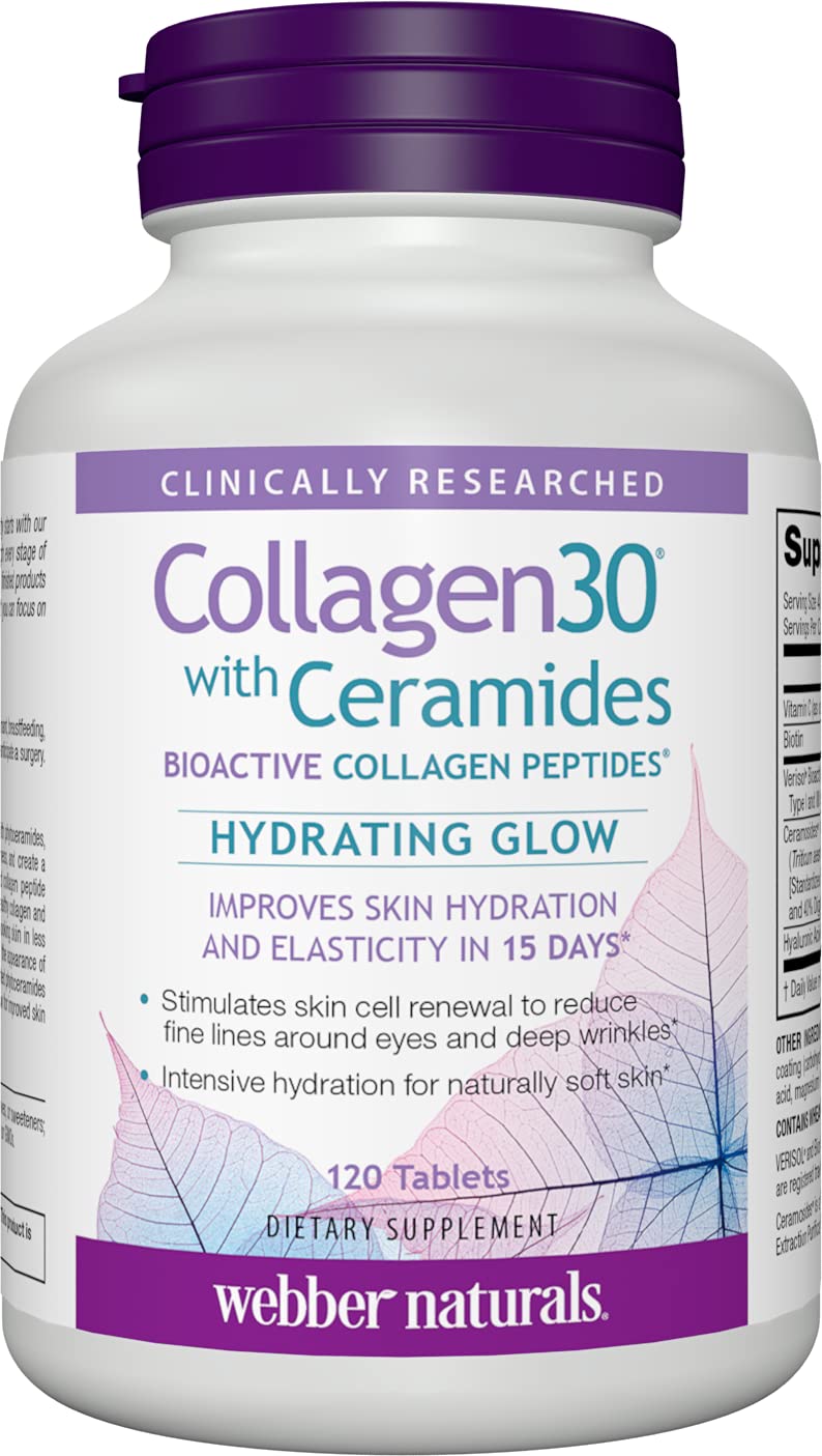 Foto 1 | Suplemento de Colágeno 30 Webber Naturals con Ceramidas 120 Tabletas - Venta Internacional