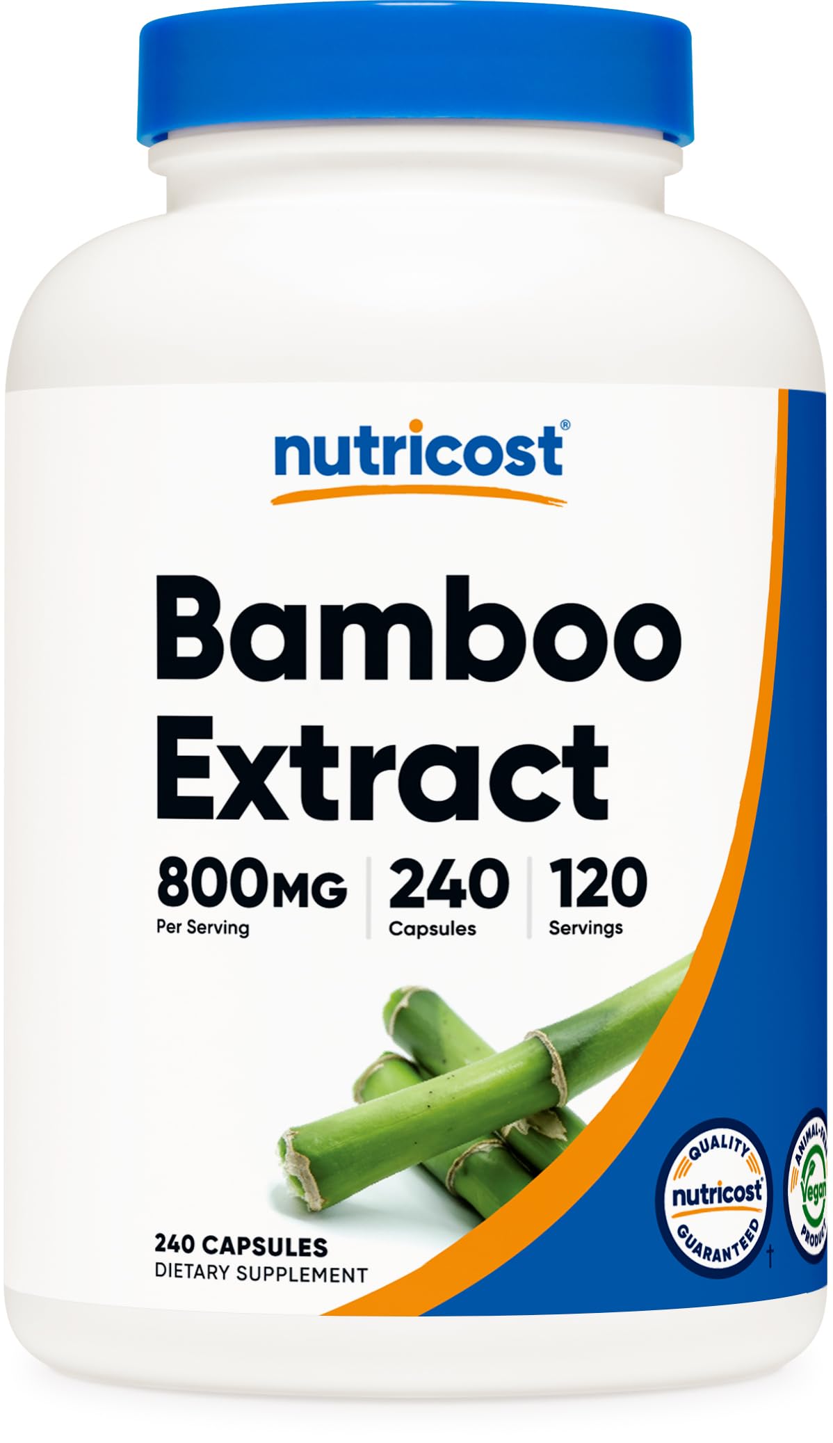 Foto 2 pulgar | Suplemento Nutricost Extracto De Bambú 400 Mg 240 Cápsulas - Venta Internacional.