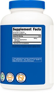 Foto 5 | Suplemento Nutricost Extracto De Bambú 400 Mg 240 Cápsulas - Venta Internacional.