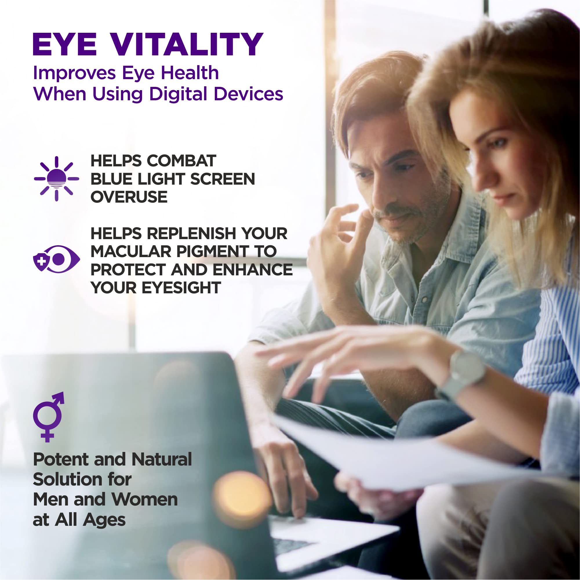Foto 6 pulgar | Suplemento Vitaminas para Ojos Herbame Eye Vitality 90 Cápsulas - Venta Internacional
