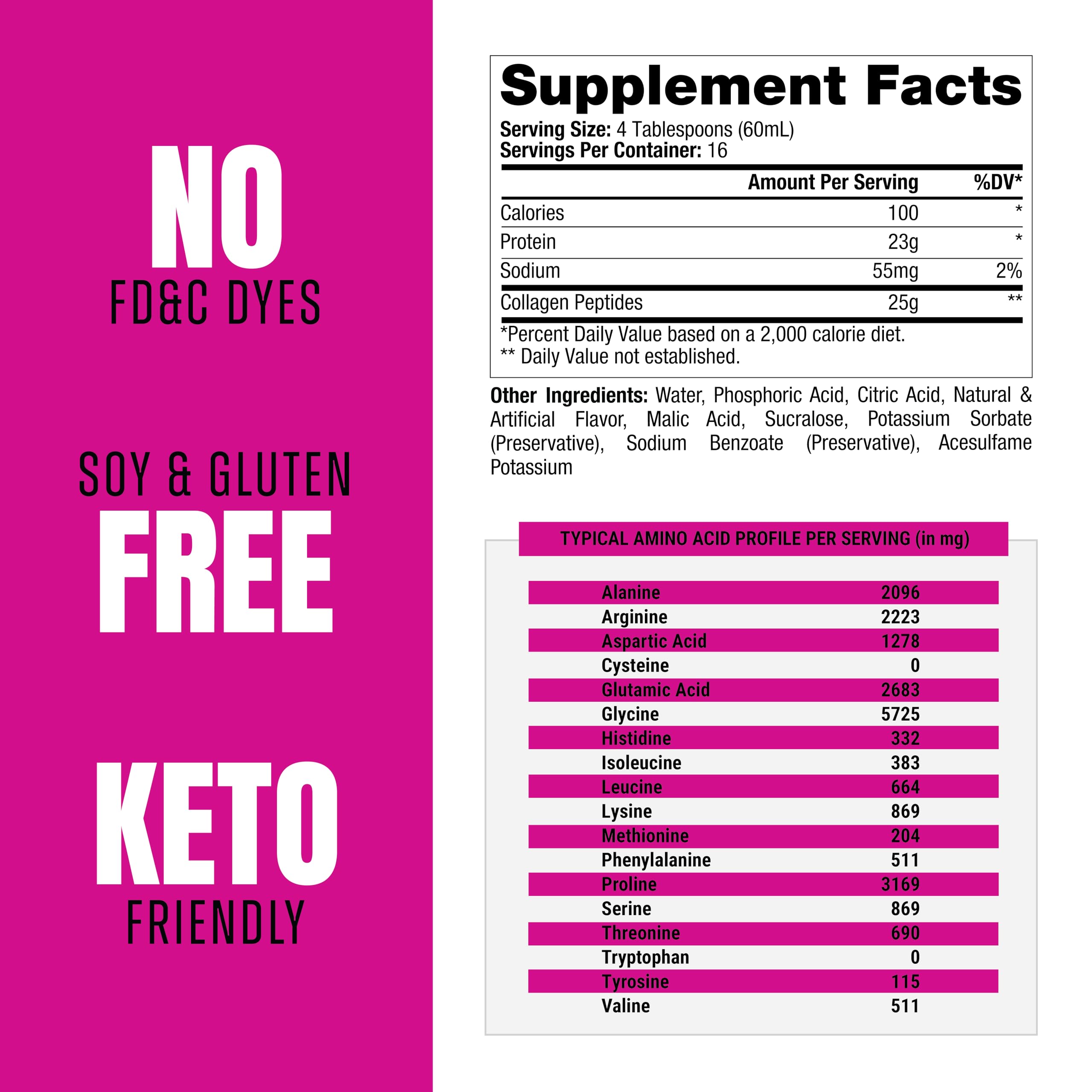 Foto 5 pulgar | Colágeno Líquido Prosupps Amino23 23 g Protein Berry - Venta Internacional.