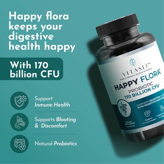 Foto 2 | Suplemento Probiótico Vitasei Happy Flora 170 Mil Millones de UFC - Venta Internacional