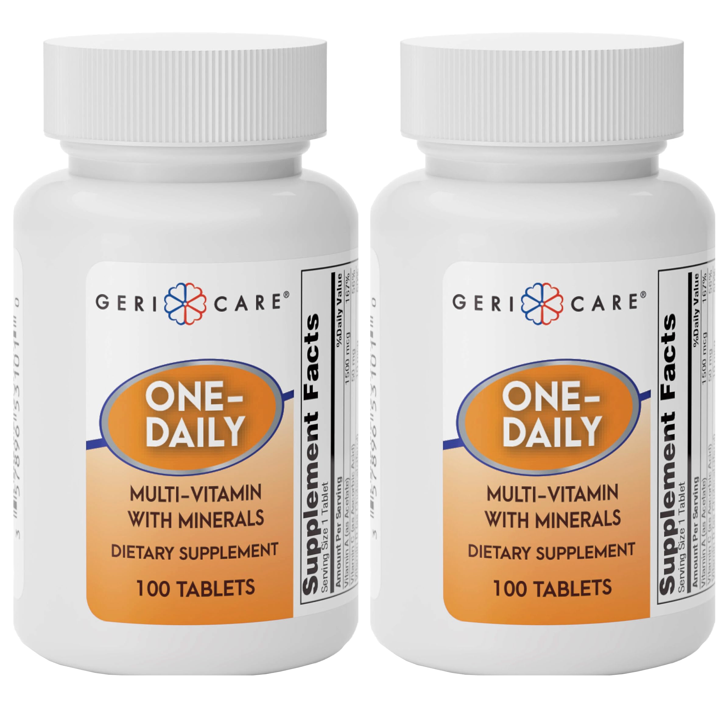 Suplemento Gericare De Multivitaminas Y Minerales Para Un Día, 100 Unidades - Venta Internacional.