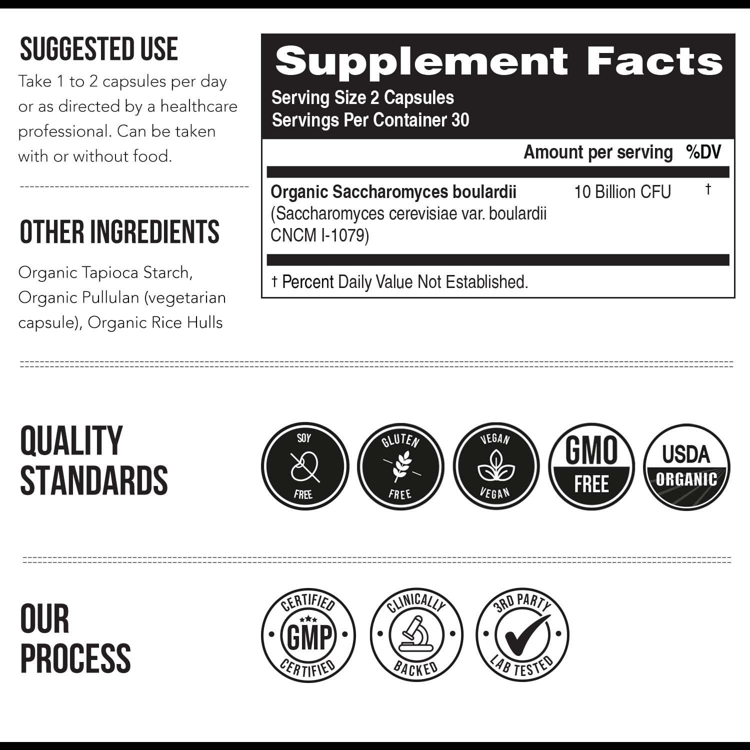 Foto 8 pulgar | Suplemento Saccharomyces Boulardii Orgánico Triquetra Health - Venta Internacional