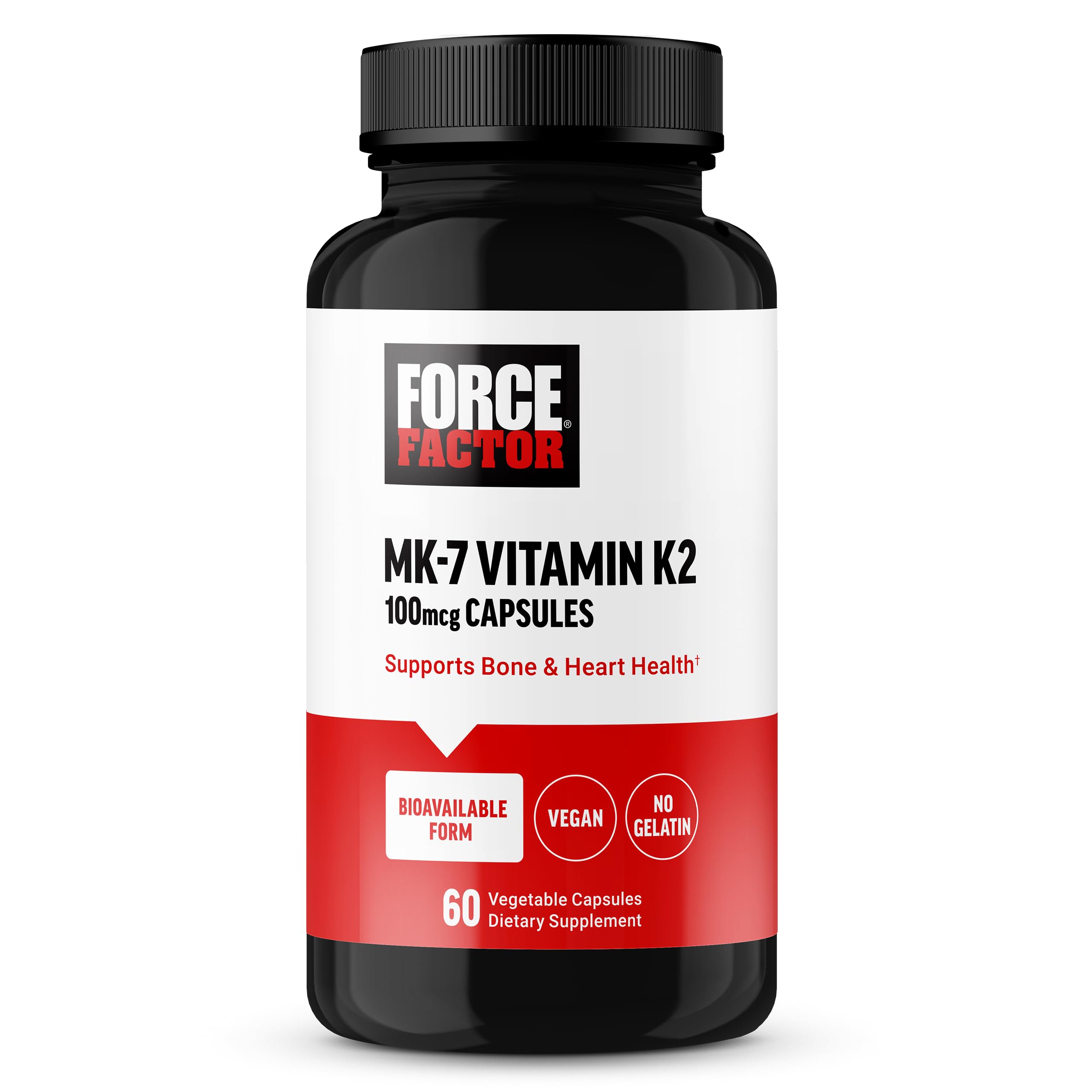 Foto 2 pulgar | Suplemento Force Factor Mk-7 De Vitamina K2 100 Mcg 60 Cápsulas - Venta Internacional.