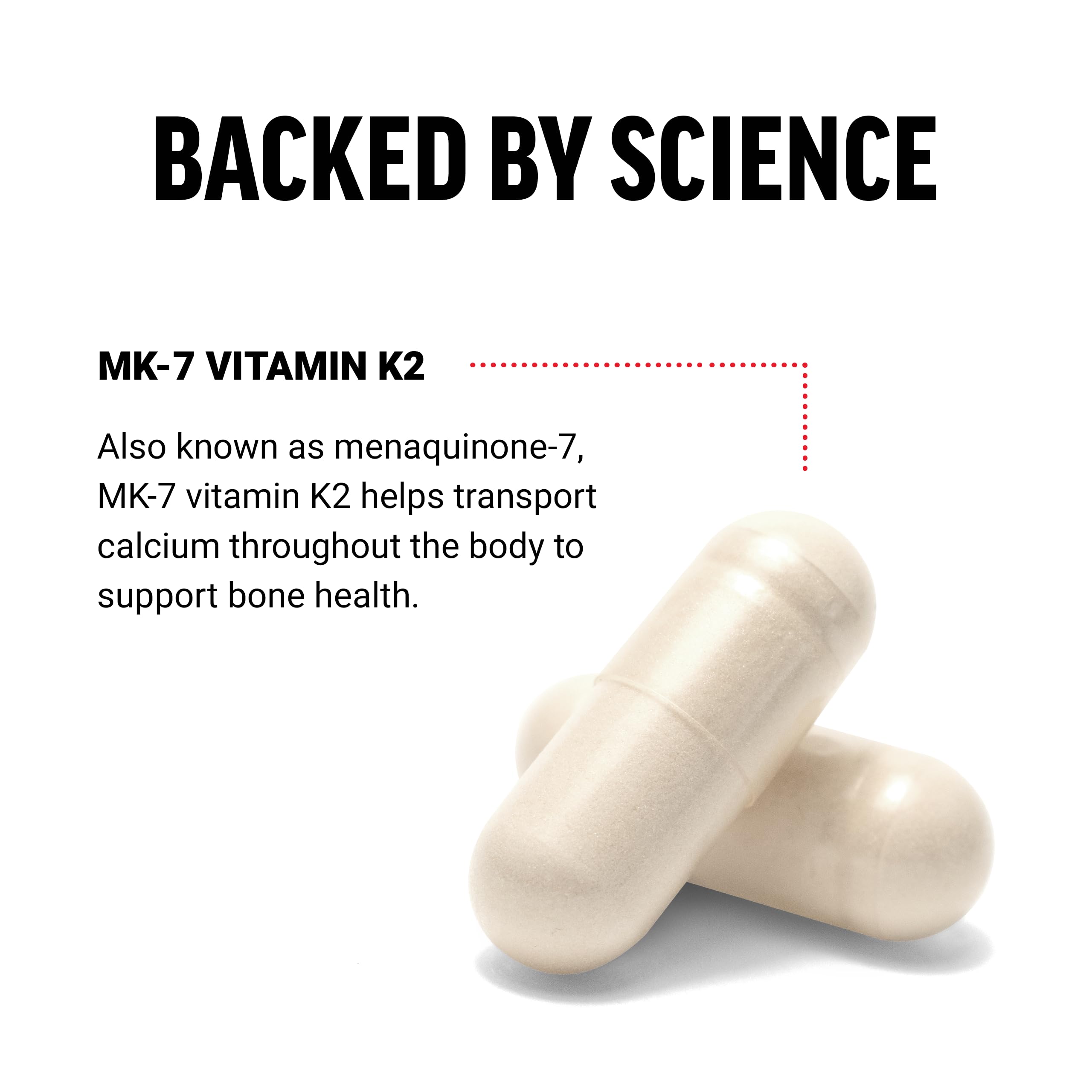 Foto 4 pulgar | Suplemento Force Factor Mk-7 De Vitamina K2 100 Mcg 60 Cápsulas - Venta Internacional.