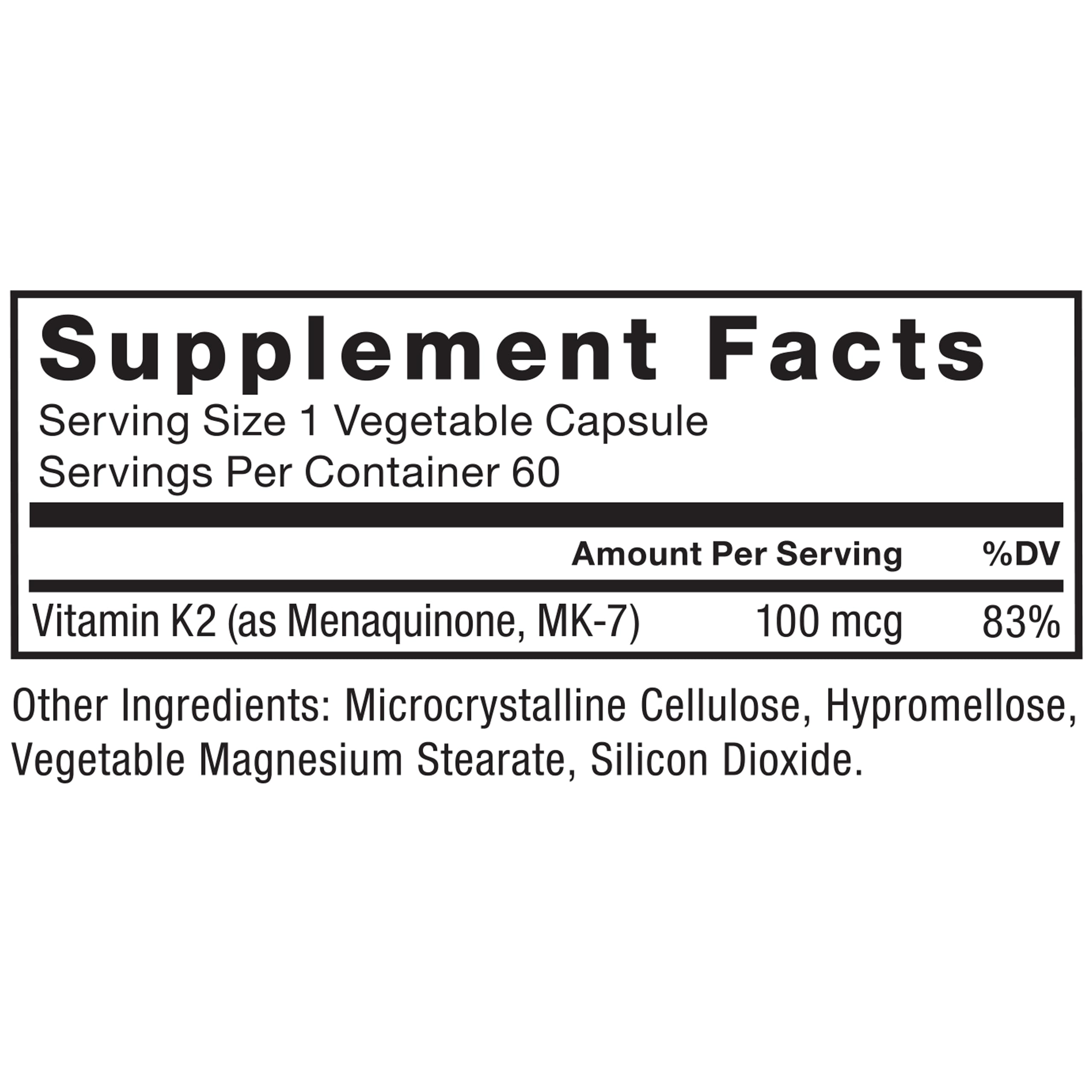 Foto 7 pulgar | Suplemento Force Factor Mk-7 De Vitamina K2 100 Mcg 60 Cápsulas - Venta Internacional.